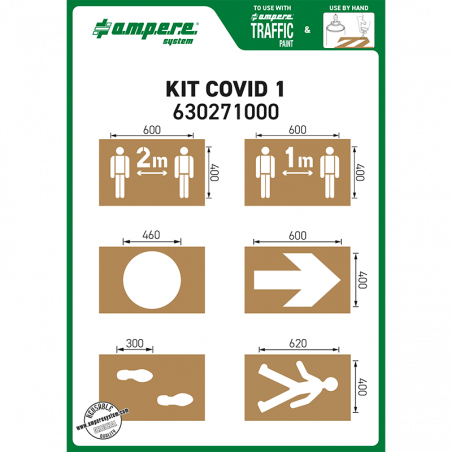 Szablony KIT COVID