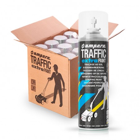 Farba do malowania linii ze zwiększoną zawartością pigmentu AMPERE TRAFFIC EXTRA PAINT®